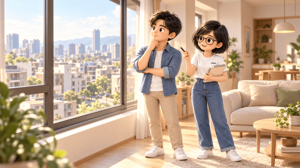 千CHIEN陪同台中買方看房與整理購屋需求