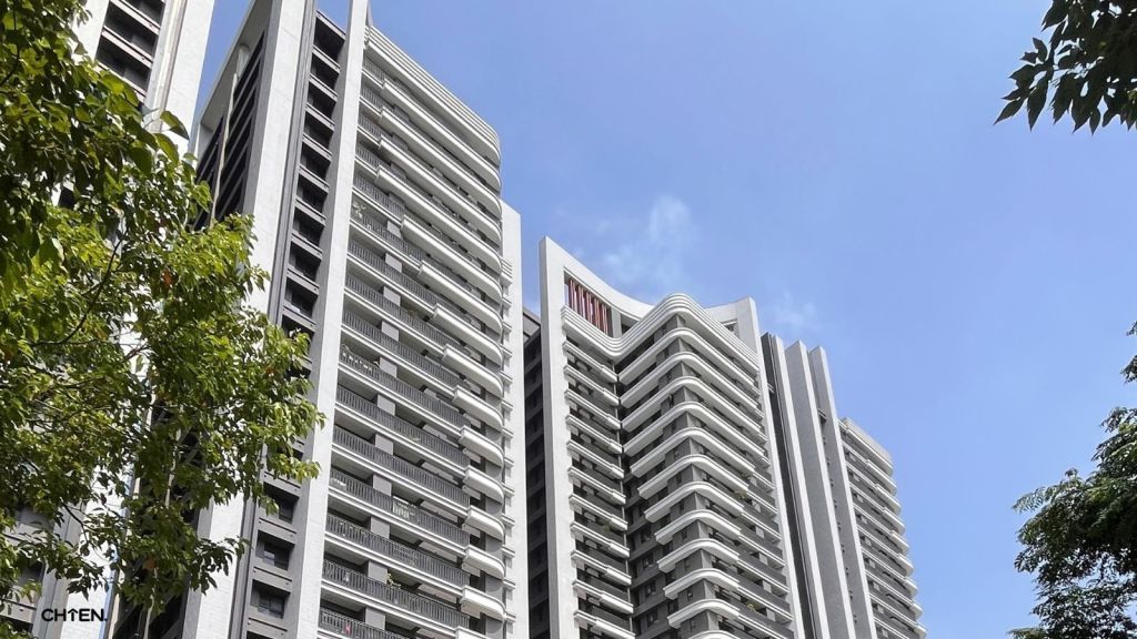 台中北屯11期洲際W社區建築外觀